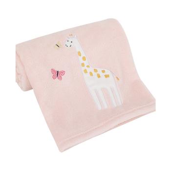 Macy's | Pretty Giraffes Super Soft Giraffe Baby Blanket商品图片,8.9折×额外8.5折, 独家减免邮费, 额外八五折