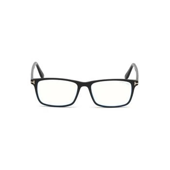 Tom Ford | Blue Light Block Rectangular Men's Eyeglasses FT5584-B 001 56 4.1折, 满$75减$5, 满减