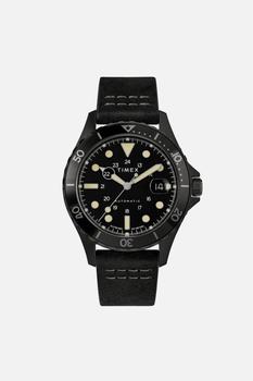 推荐Timex Navi XL Automatic 41mm Leather Strap Watch商品