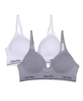 Calvin Klein品牌, 商品女大童款无钢圈文胸 2件装, 价格¥97