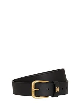 Gucci | 3.5cm Leather Belt,商家LUISAVIAROMA,价格¥2880