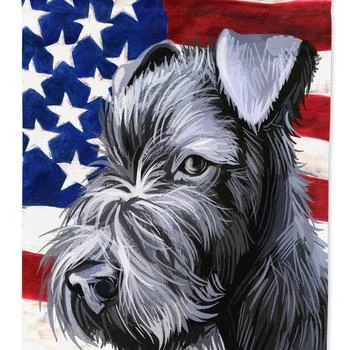 Caroline's Treasures | Kerry Blue Terrier American Flag Garden Flag 2-Sided 2-Ply,商家Verishop,价格¥136