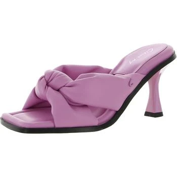推荐Sam Edelman Womens Sim Faux Leather Thong Slide Sandals商品
