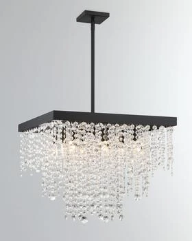 Crystorama | Winham 8-Light Antique Gold Chandelier,商家Neiman Marcus,价格¥13470