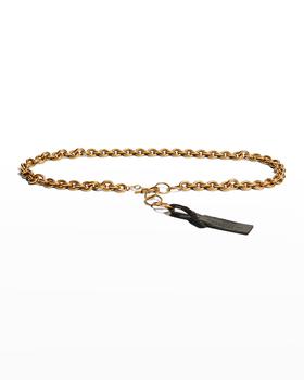 ysl腰带真假, Yves Saint Laurent | Maillon Chain Skinny Belt商品图片 