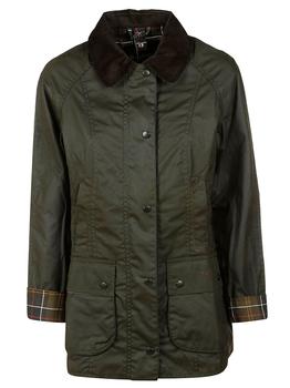 商品Barbour Beadnell Waxed Button-Up Jacket,商家Cettire,价格¥2113图片