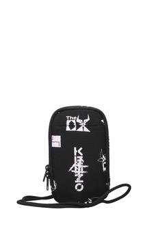 Crossbody Bag phone holder Fabric Black product img