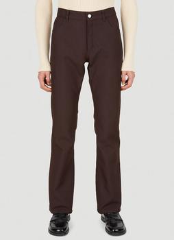 推荐Eco Twill Bootcut Pants in Brown商品