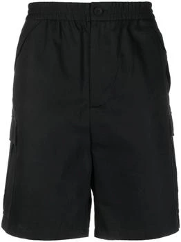 推荐Black Cotton Cargo Shorts商品