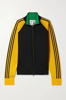 Adidas | X Wales Bonner 网布边饰再生弹力针织休闲外套 