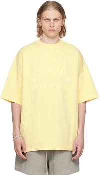 Essentials | Yellow Crewneck T-Shirt 独家减免邮费