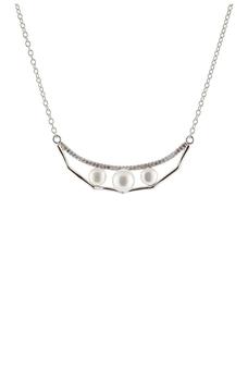 Splendid Pearls | 2-Piece 7-8mm Freshwater Pearl Necklace & Earrings Set商品图片,