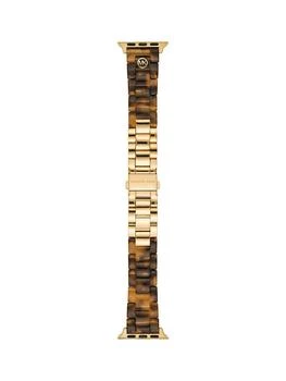 Michael Kors | Apple Watch® Goldtone Stainless Steel & Tortoise Bracelet 