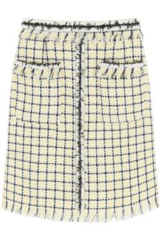 推荐Msgm tweed mini skirt商品