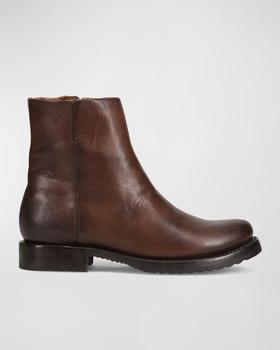 Frye | Veronica Leather Zip Booties商品图片,满$200减$50, 满减