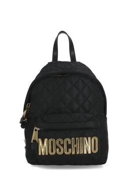 推荐Quilted Backpack With Logo商品