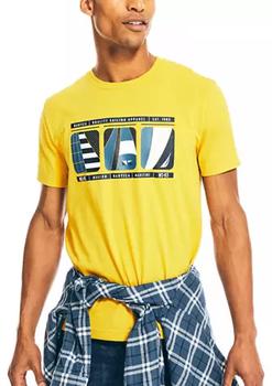 推荐Sustainably Crafted Sailing Flags Graphic T-Shirt商品