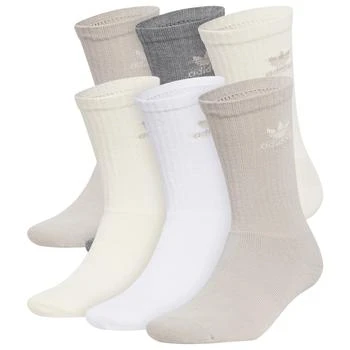 Adidas | adidas Originals Trefoil Neutrals Crew Socks 6 Pack - Adult,商家Champs Sports,价格¥147