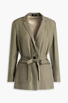 Theory | Washed-twill blazer,商家THE OUTNET US,价格¥1025