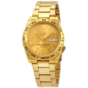 精工5号图片, Seiko | Series 5 Automatic Gold Dial Watch SNKE06K1S商品图片 6.2折