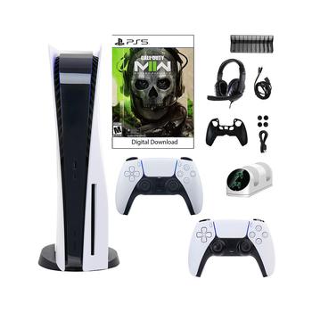 商品Playstation | 5 Core Console with Call of Duty: Modern Warfare II with Accessories and DualSense Controller in White,商家Macy's,价格¥6583图片