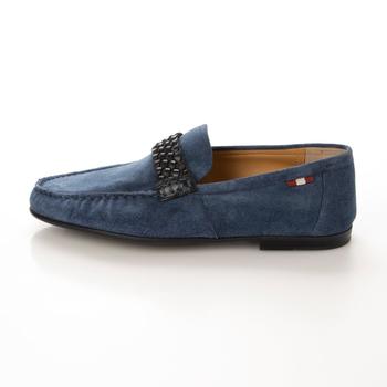 推荐NEW Bally Crusader Men's 6231442 Blue Suede Loafers商品