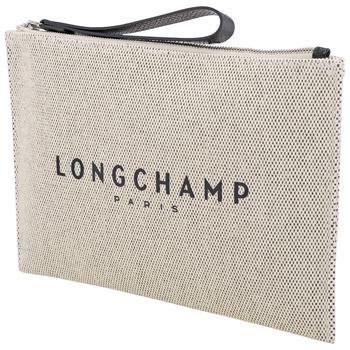 推荐Longchamp Essential Toile Ecru Ladies 6.7 x 9.8 in Pouch 34136HSG037商品