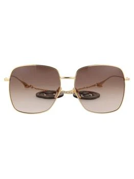 Gucci | Gucci Eyewear Pendant Detail Square Frame Sunglasses 6.2折