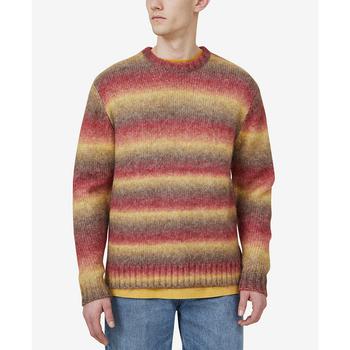 Men's Vintage-Like Knit Long Sleeve Sweater,价格$59.99