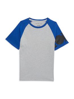 推荐Little Boy's Heathered Raglan T-Shirt商品