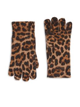 商品Animal Print Cashmere Gloves,商家Saks OFF 5TH,价格¥365图片