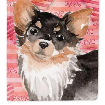 Caroline's Treasures | 11 x 15 1/2 in. Polyester Long Haired Chihuahua Love Garden Flag 2-Sided 2-Ply,商家Verishop,价格¥137