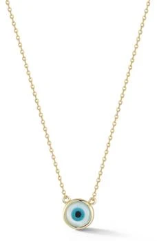 Ember Fine Jewelry | 14K Gold Evil Eye Pendant Necklace,商家Nordstrom Rack,价格¥2250