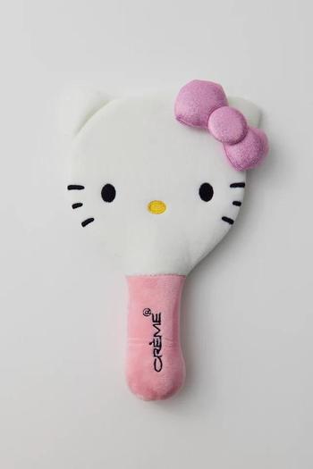 商品The Crème Shop Hello Kitty Plush Portable Mirror图片