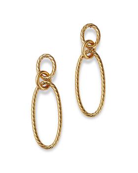 商品Alberto Amati | 14K Yellow Gold Textured Oval Drop Earrings,商家Bloomingdale's,价格¥2915图片
