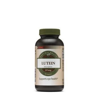 商品GNC Natural Brand Lutein 20mg, 60 Capsules, Supports Eye Health图片