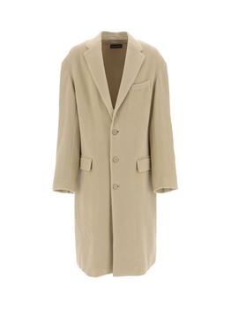 Balenciaga | Balenciaga Single Breasted Long Coat商品图片,8.1折