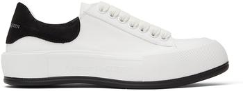 推荐White & Black Deck Plimsoll Sneakers商品