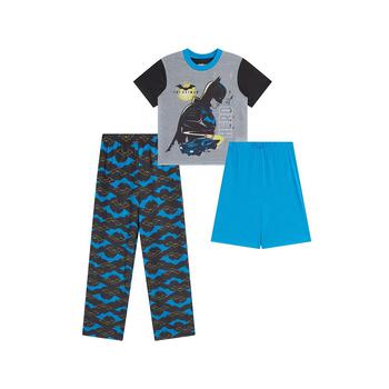 AME | Little Boys Batman Pajama Set, Pack of 3商品图片,6折