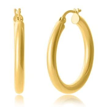 MAX + STONE | 14K Yellow Gold 25MM Tube Hoops,商家Premium Outlets,价格¥849