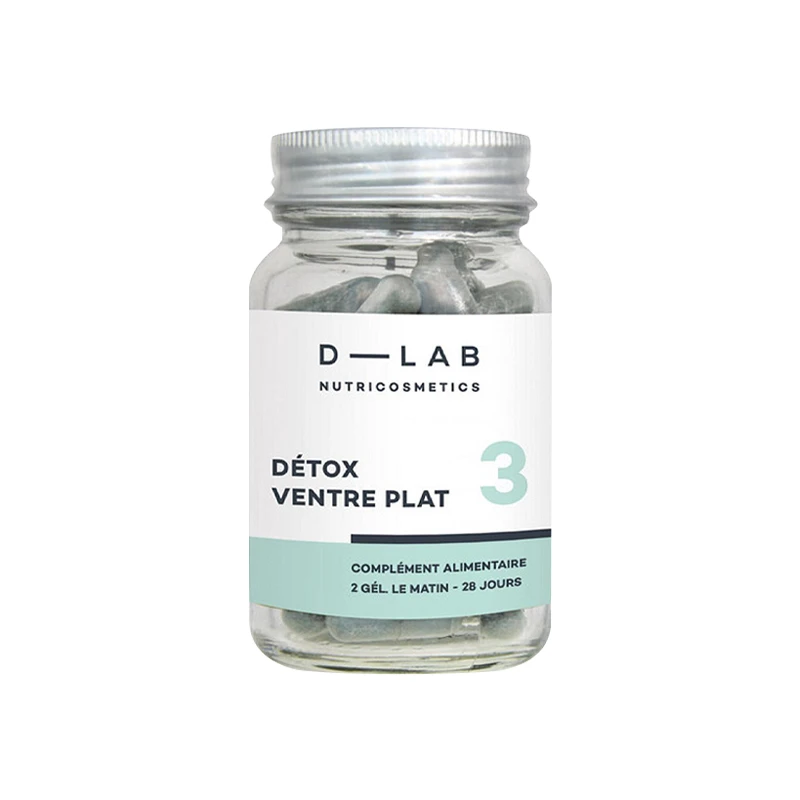 D-Lab | 轻盈小腹排毒胶囊 56粒 消除胀气促进消化,商家VP FRANCE,价格¥255