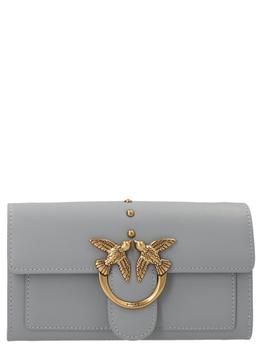 pinko bag链条包, PINKO | Pinko Love Bell Logo Plaque Chain-Link Crossbody Bag商品图片 6.7折