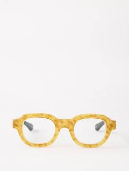 推荐D-frame tortoiseshell-acetate glasses商品