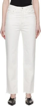 Totême | White Classic Cut Jeans 6.8折, 独家减免邮费