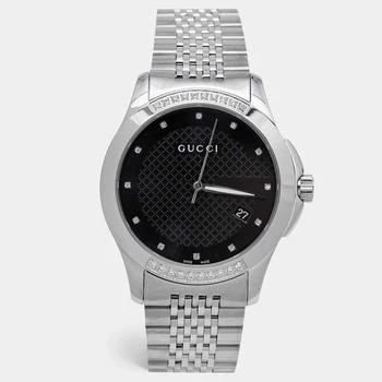 推荐Gucci Black Stainless Steel G-Timeless YA126408 Unisex Wristwatch 38 mm商品