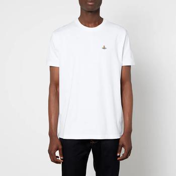 Vivienne Westwood | Vivienne Westwood Men's Multicolor Orb Classic T-Shirt - White商品图片,满$345减$110, 满减