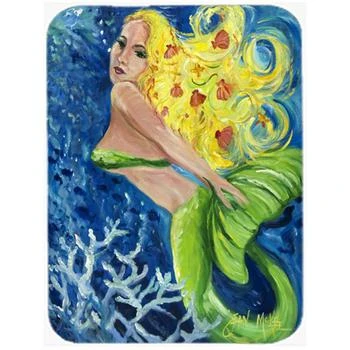 Caroline's Treasures | JMK1179LCB Blonde Mermaid Glass Cutting Board L,商家Verishop,价格¥237