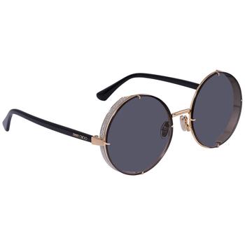 商品Jimmy Choo Grey Shaded Round Ladies Sunglasses LILO/S 02M2/9O 58图片