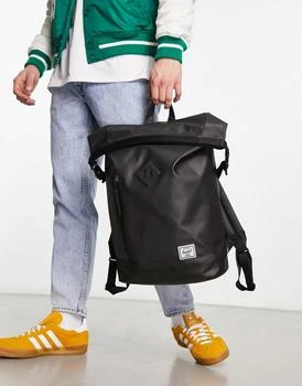 推荐Herschel Supply Co. roll top backpack in beige商品