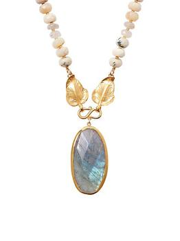 MKI Miyuki Zoku是什么牌子, Chan Luu | 18K Goldplated, Gemstone & Miyuki Glass Bead Necklace商品图片 